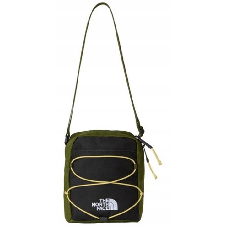 Borseta sport The North Face Jester, verde, negru, 30x20cm