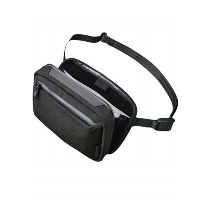 Geanta pentru electronice Alpaka Elements Tech Case Max, organizator pentru electronice, 12 compartimente, neagra, 30x45cm