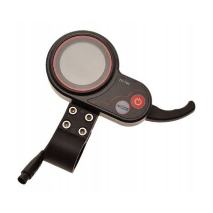 LCD kijelző KUGOO M4 elektromos rollerhez, 6 tűs, vízálló, ABS anyag