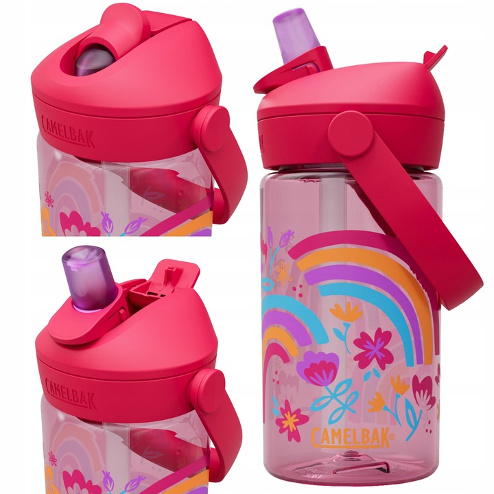 Butelca apa Camelbak Thrive Flip Straw Kids 400ml multicolor 14.5x8.6x7.3cm