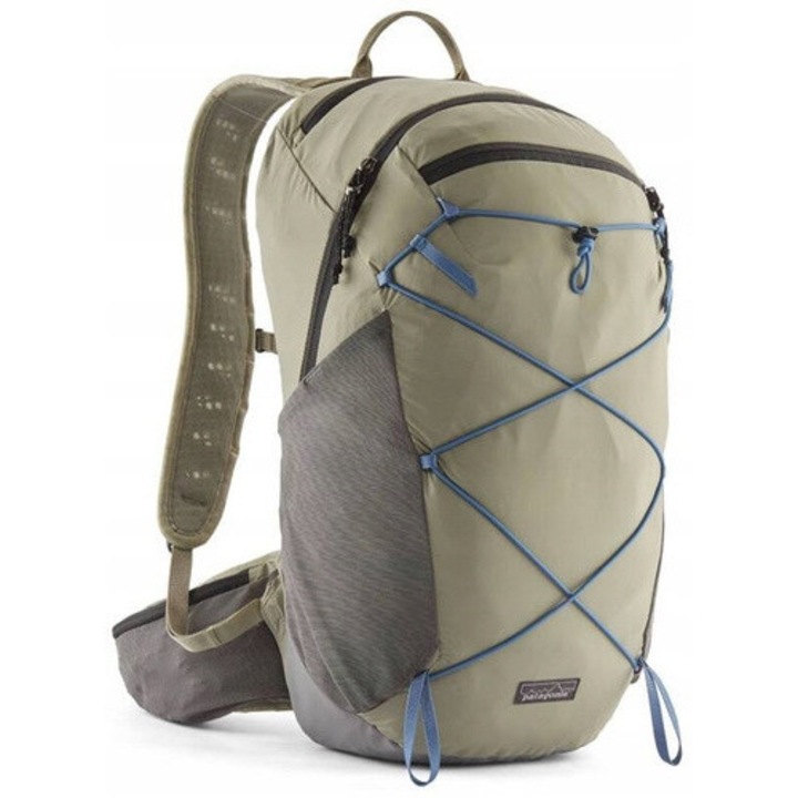 Rucsac turistic Patagonia Terravia Pack 22 l, verde, material reciclat, impermeabil, cu sistem de hidratare