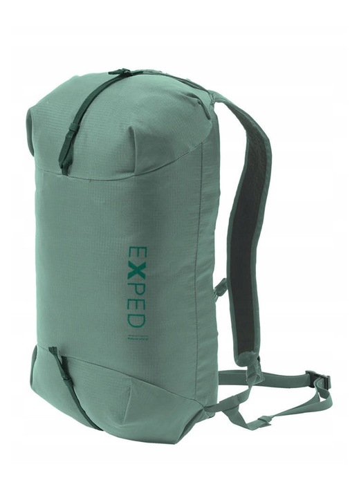 Exped Radical Lite 25 2 az 1-ben sport hátizsák, újrahasznosított anyag, zöld, 56x30x23cm