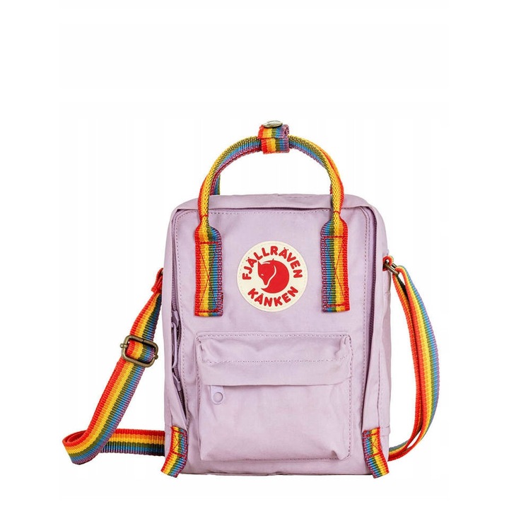 Válltáska Fjallraven Kanken Sling Rainbow, 2,5 l, többszínű, 8" tablethez