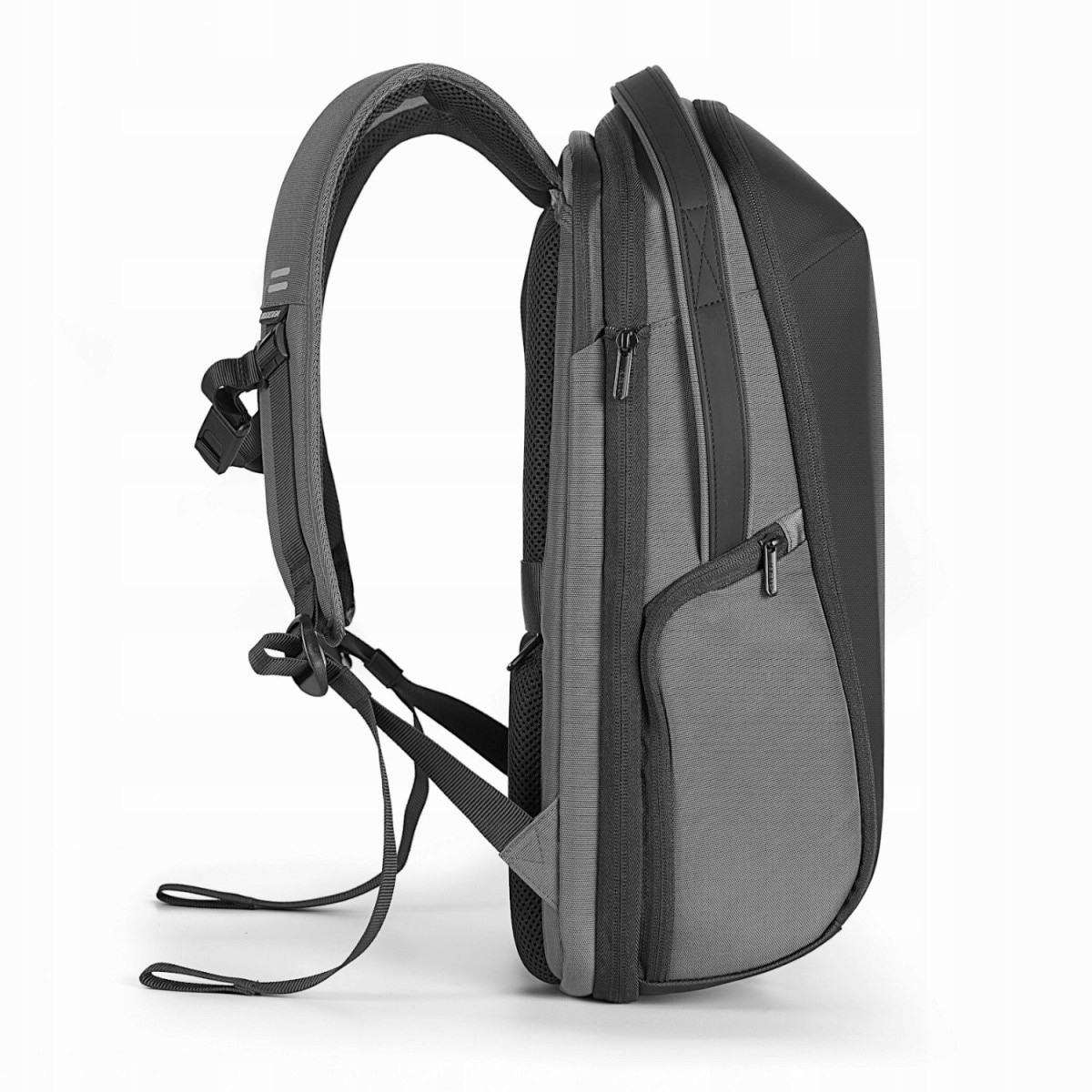 Rucsac laptop NEW Bizz, 18-25L, gri, solutii antiefractie, material reciclat