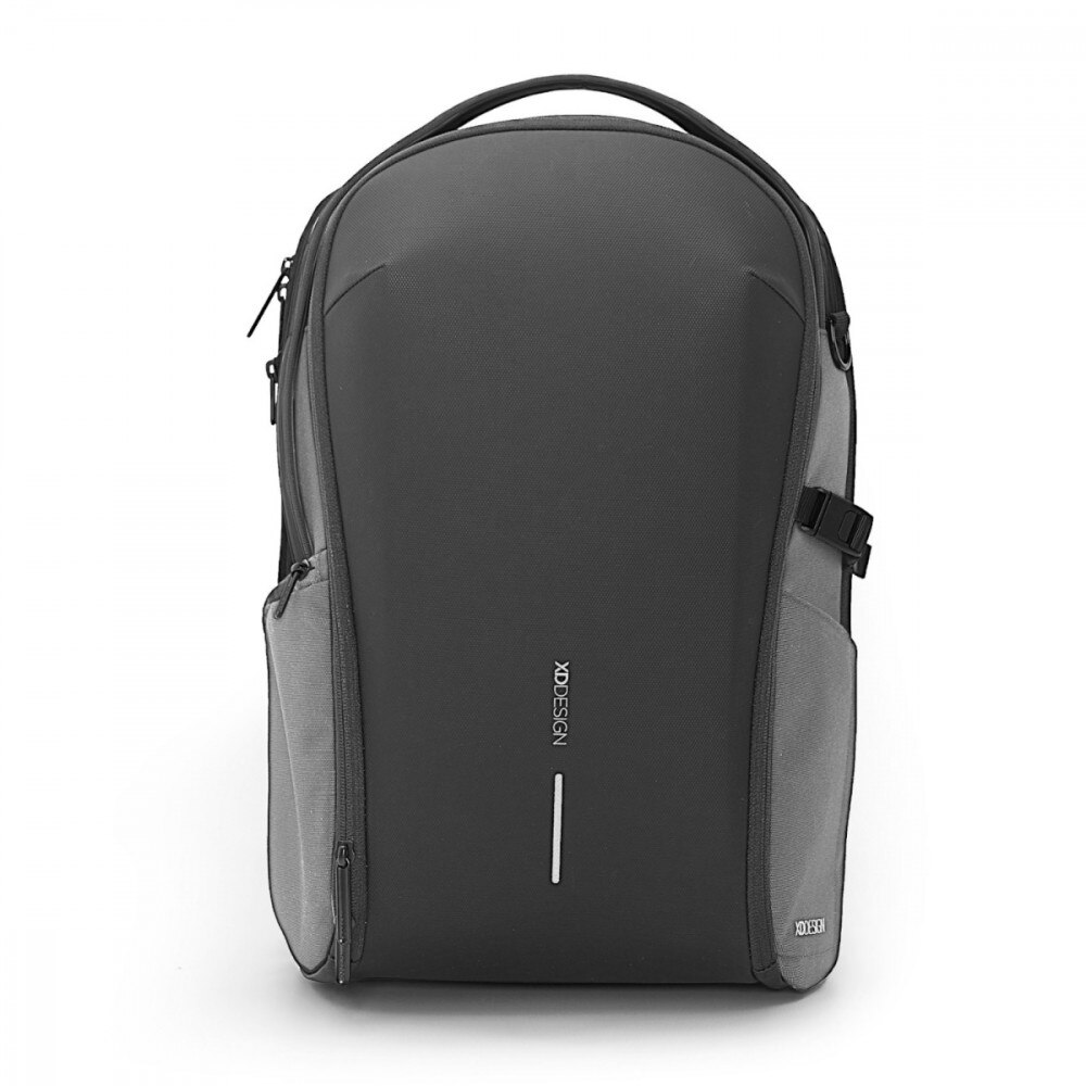 Rucsac laptop NEW Bizz, 18-25L, gri, solutii antiefractie, material reciclat