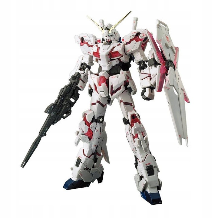 Figurina Bandai - Model Gundam Gunpla RG 1/144 Unicorn Gundam, 150+ piese, 13 cm, usor de montat