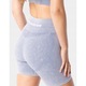 Pantaloni sport dama Carpatree Yasmine, talie inalta, efect stone wash, mov, material confortabil, XS INTL