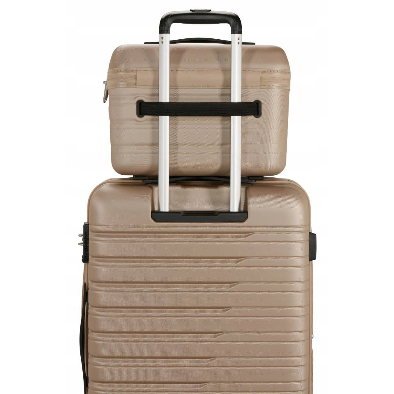 Troler American Tourister Flashline, ivory gold, dimensiuni 30x45cm ...