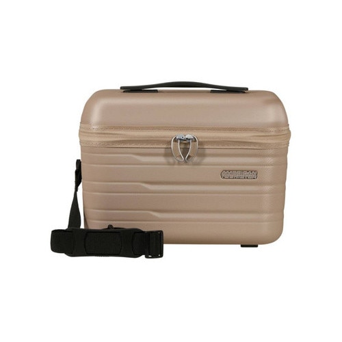 Troler American Tourister Flashline, ivory gold, dimensiuni 30x45cm ...