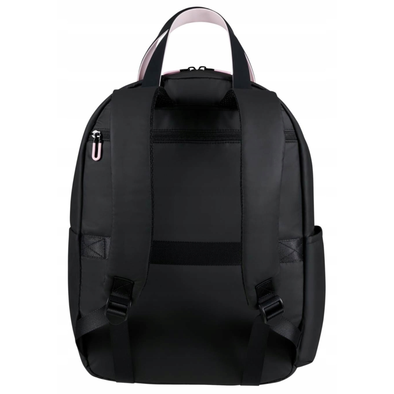 Plecac dama American Tourister PuffyPop M, 15,6", negru, 49x29x22cm, din materiale reciclate