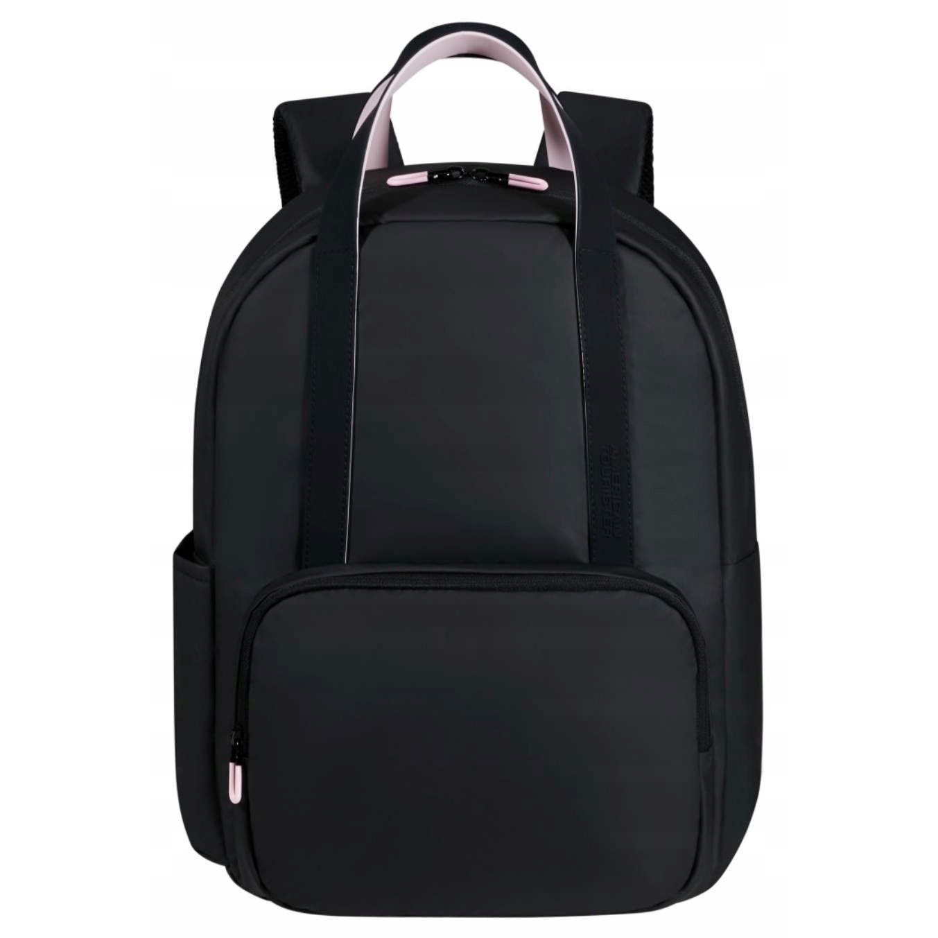 Plecac dama American Tourister PuffyPop M, 15,6", negru, 49x29x22cm, din materiale reciclate