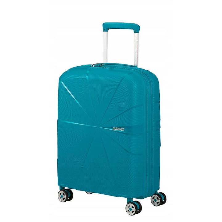 Troler American Tourister StarVibe, mic, extins, 37/41 l, 55x30x20/23cm, verde