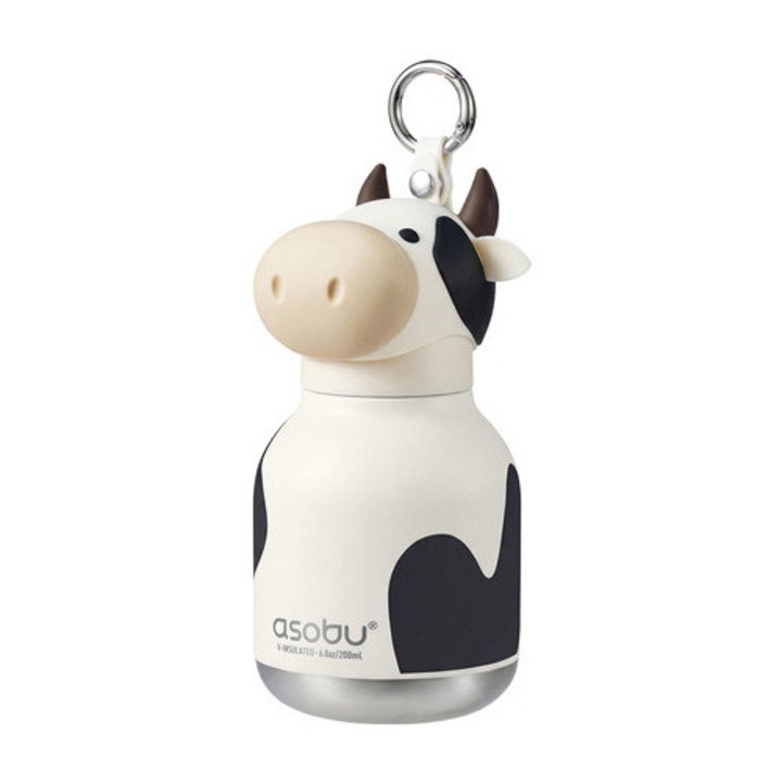 Termos pentru copii Asobu Bestie Mini, vaca, 350ml
