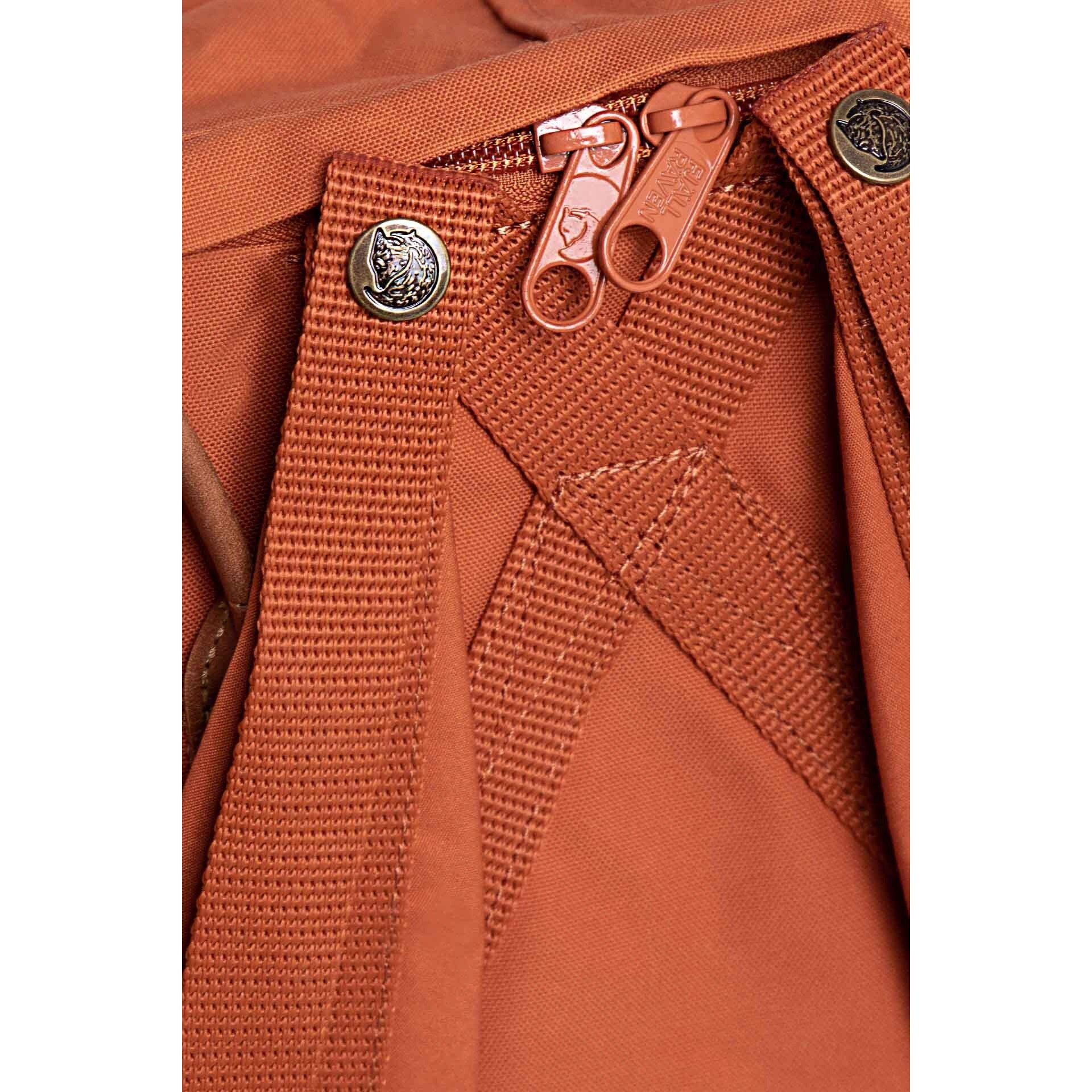 Rucsac laptop Fjallraven Kanken No. 2, 15", G-1000 Heavy Duty, teracota, dimensiuni 36x26x3cm