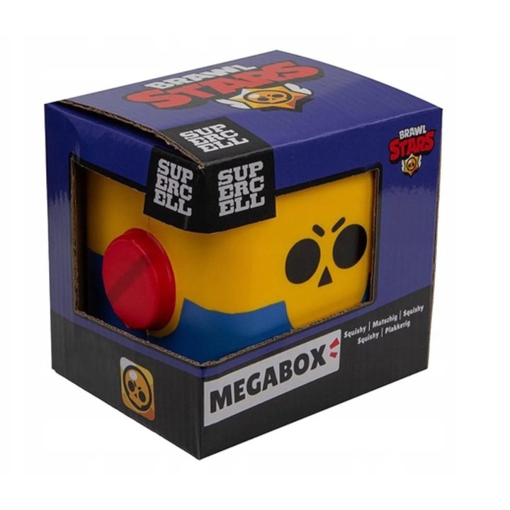 Jucarie interactiva copii, Brawl Stars, Mega Box, multicolor, 10x15x22cm