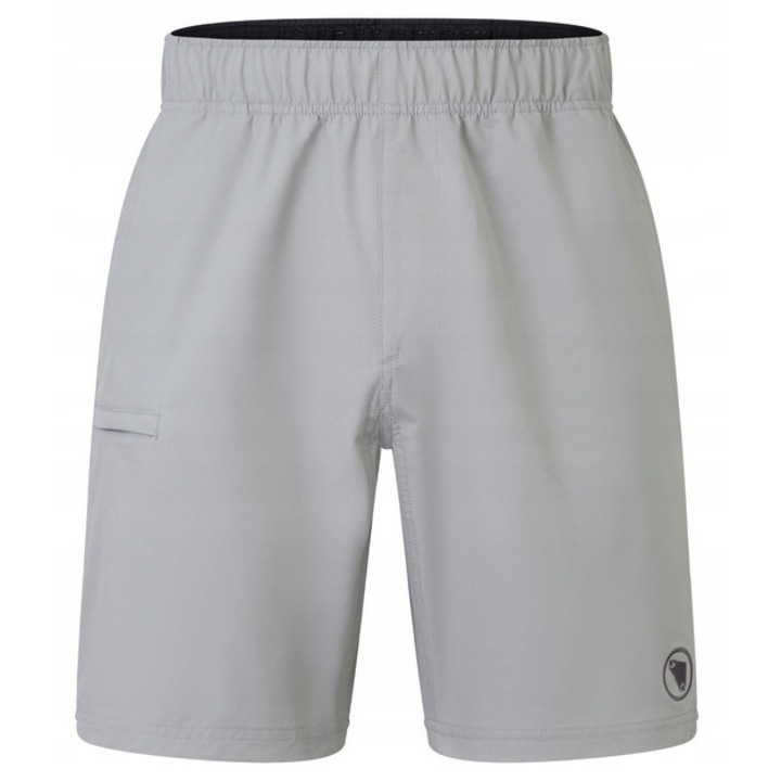 Pantaloni scurti ciclism barbati Endura Loop Baggy, gri, cu insertie detasabila, L INTL