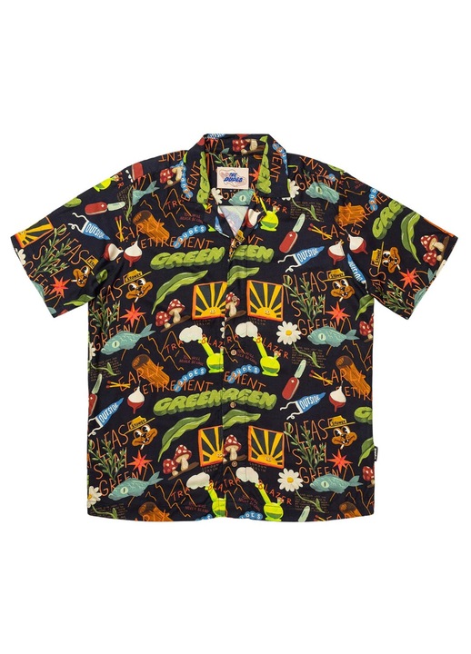 Camasa barbati, THE DUDES, Hawaii, multicolor, Lyocell