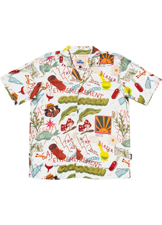 Camasa barbati, THE DUDES, Hawaii, multicolor, Lyocell, XL INTL