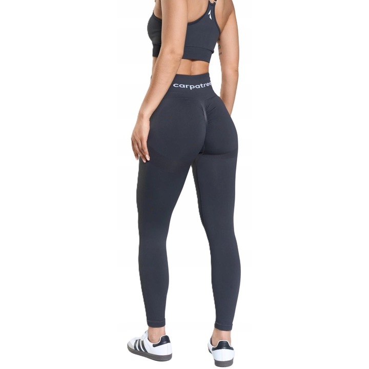 Pantaloni sport dama Carpatree, lungi, gri, poliamida/elastan, XS INTL
