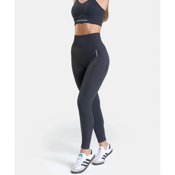 Pantaloni sport dama Carpatree, lungi, gri, poliamida/elastan, XS INTL