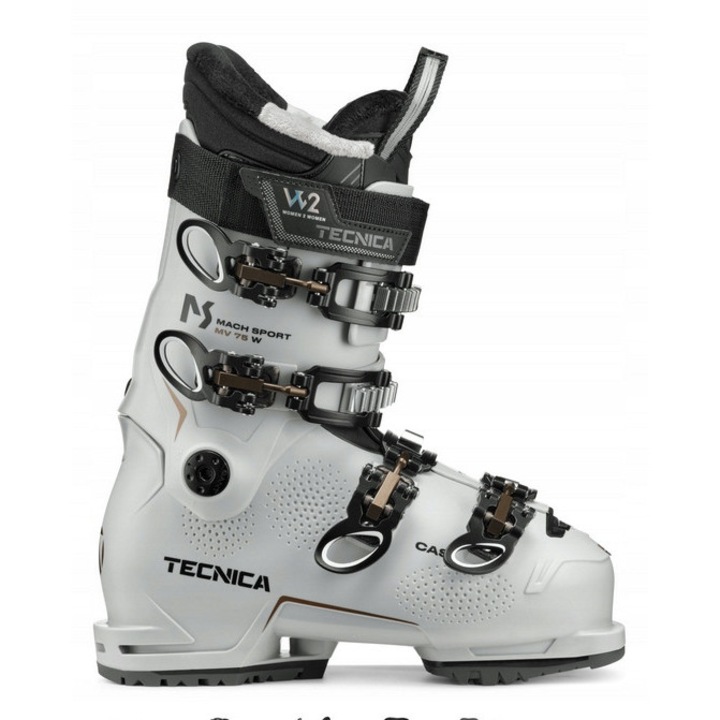 Clapari dama Tecnica Mach Sport MV 75 W, 24,5 cm, 38 2/3 EU, flex 75, latime 100 mm, GripWalk