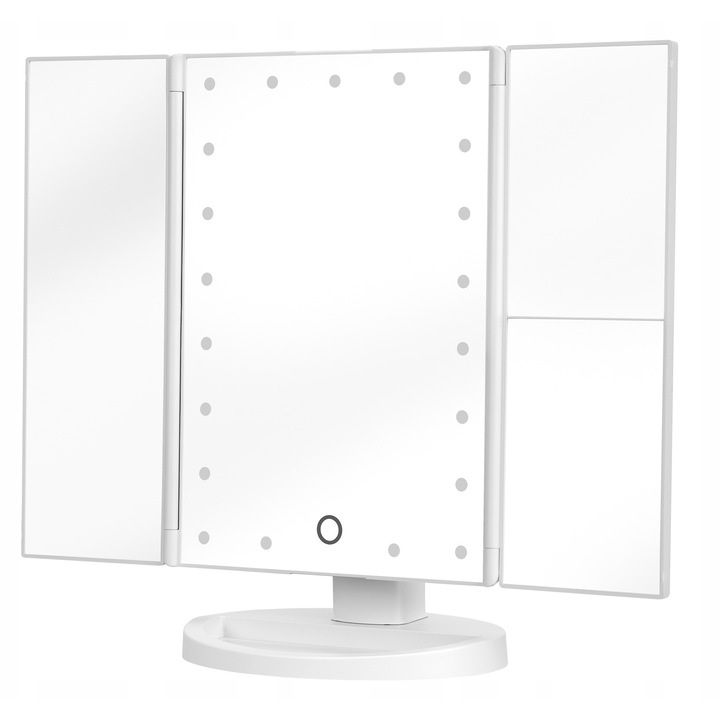 Огледало за грим Humanas HS-ML04 LED осветление бяло 23,8x18см