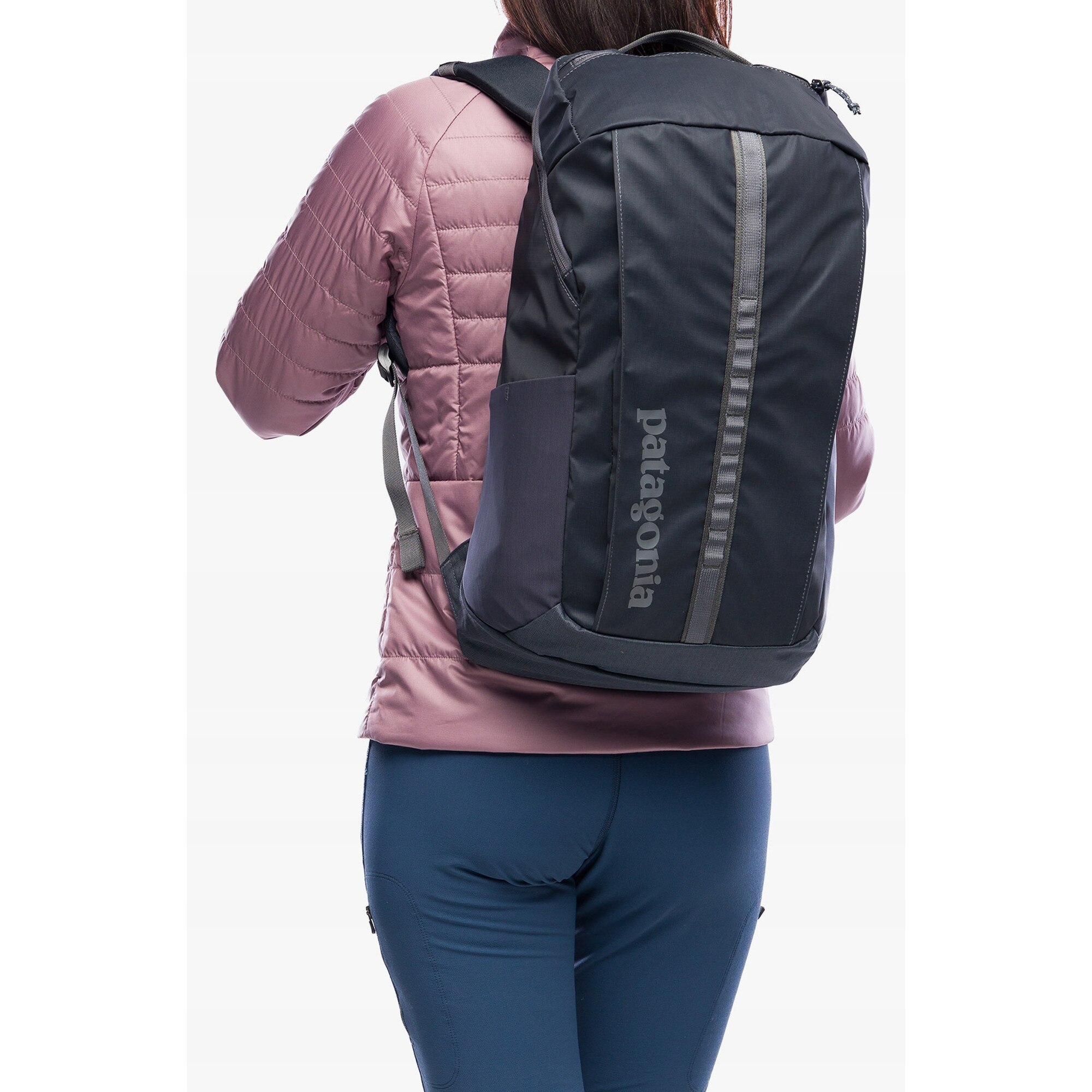 Rucsac urban Patagonia Black Hole Pack 25L, albastru smolder, compartiment pentru laptop 15", material ripstop reciclabil