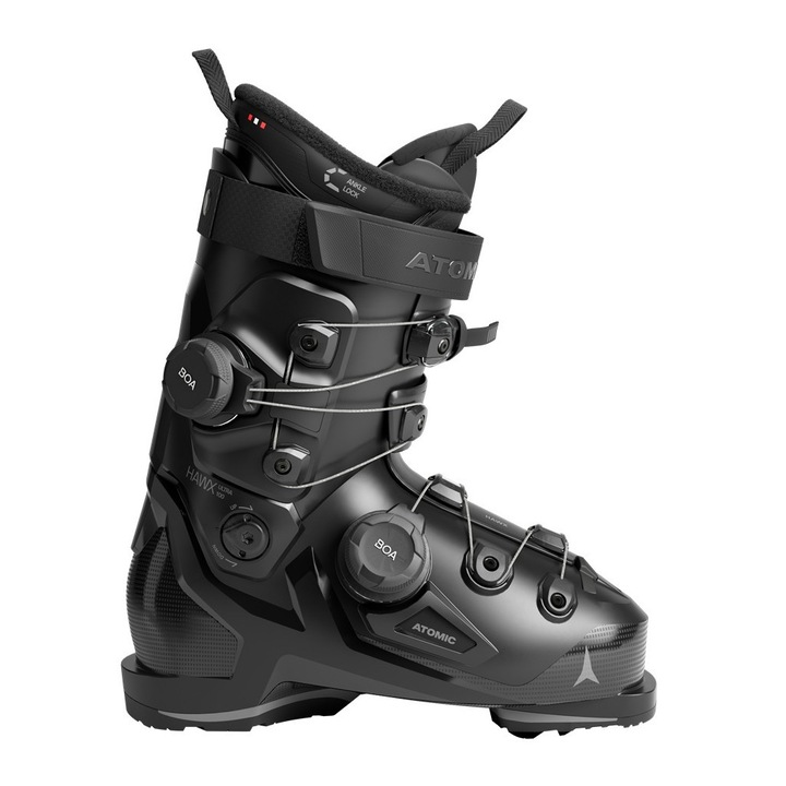 Clapari ski ATOMIC Hawx Ultra 100 Dual BOA, negru/antracit, 98mm, marimea 42-43, set