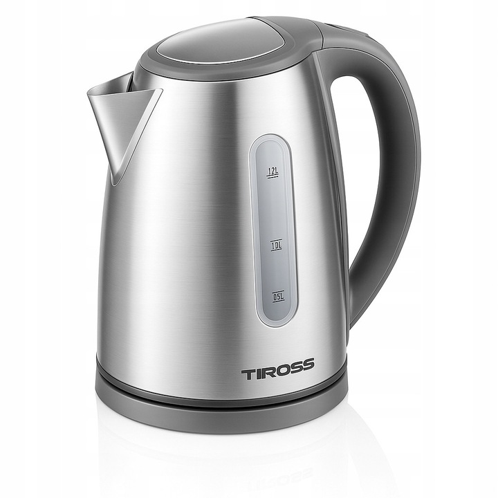 Метална кана за вода 1.7L, 2200W, инокс, Tiross