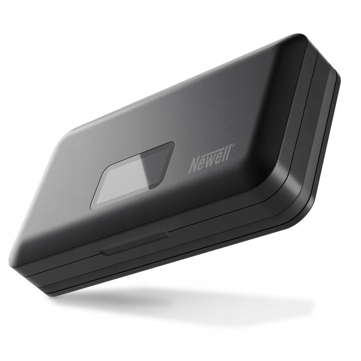 Incarcator dual Newell LCD cu functie de power bank si cititor de carduri SD pentru acumulatori BLN-1, 137x78x29mm, 103g
