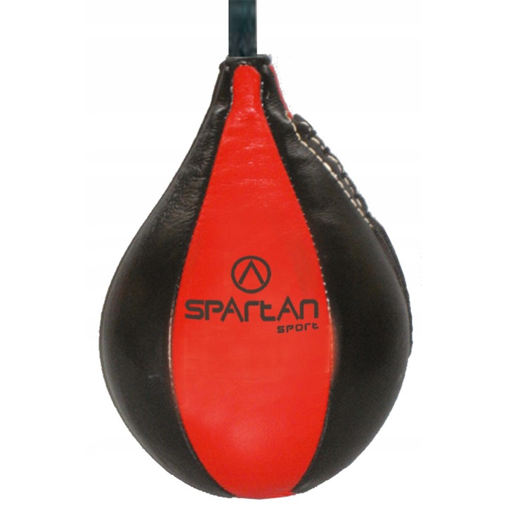 SPARTAN boxzsák, fekete és piros, szintetikus anyag, függeszthető típus