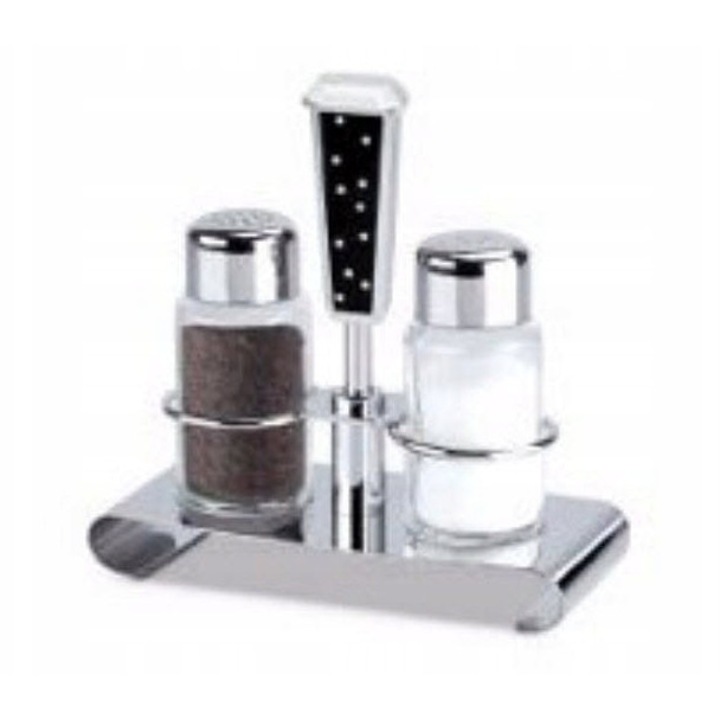 Set condimente 2 el, Regent, Brilliant, inox, 9x4cm