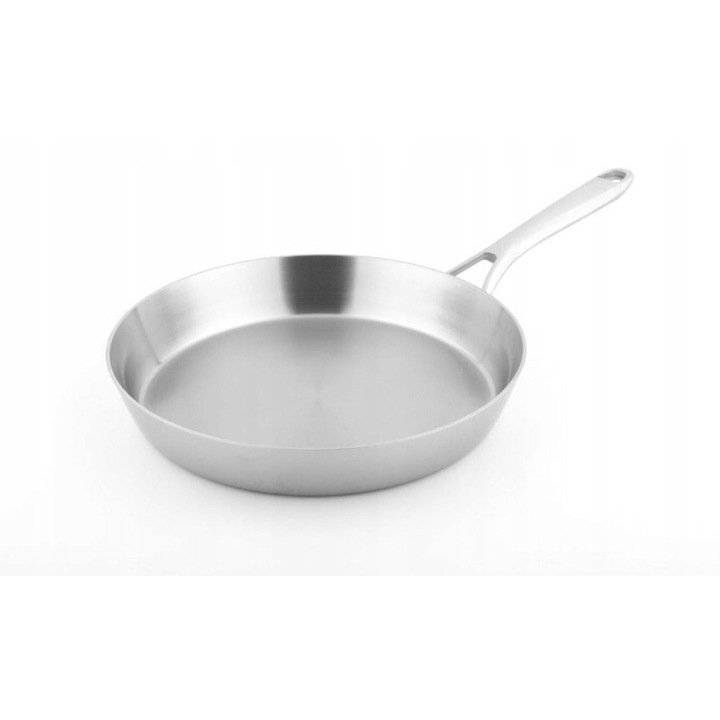 Tri-Ply serpenyő, NOIS, 28x4,5cm, inox, 3 rétegű, ezüst