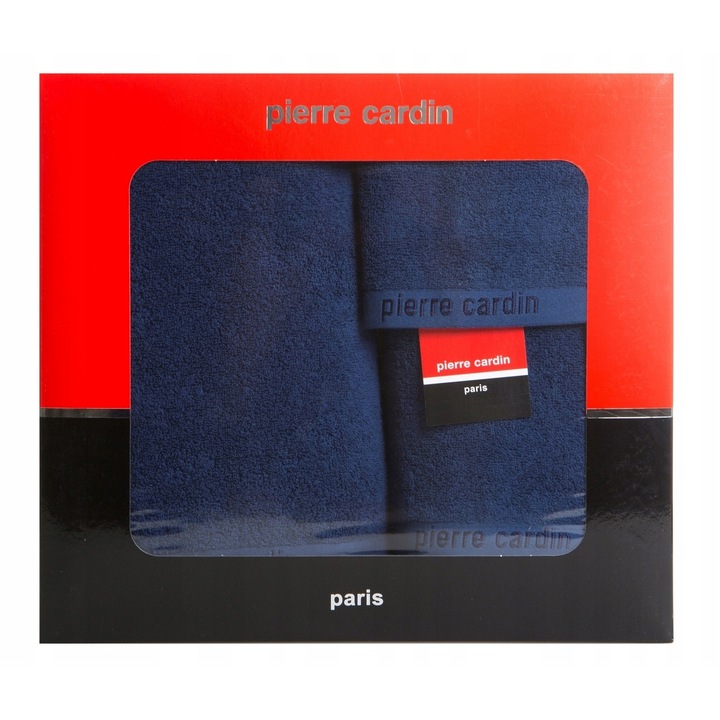 Set prosoape Pierre Cardin Evi, 3 piese, granat, 30x50cm, 50x90cm, 70x140cm