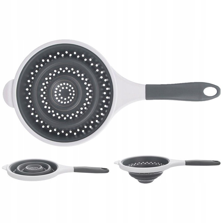 Сгъваем силиконов гевгир Orion, 25,5см, сив, 48x25,5x9,5см