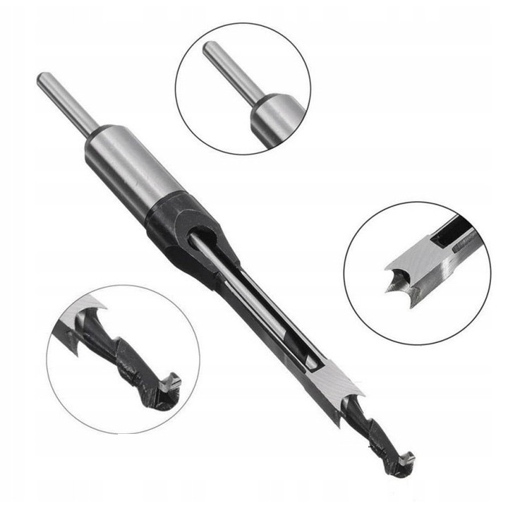 Set burghie pentru lemn XLT, 12.7 mm, cu adaptor