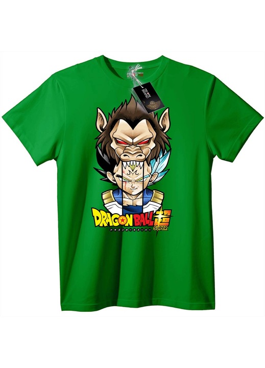 Dragon Ball Super póló, zöld, 6XL