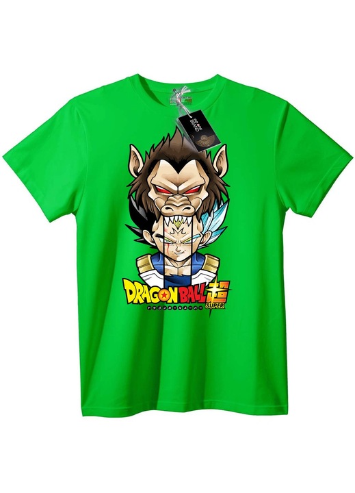 Dragon Ball Super póló, világoszöld, 5XL