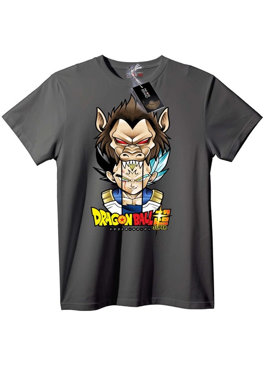 Dragon Ball Super póló, szürke, 3XL