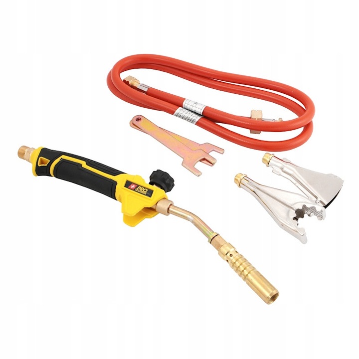 Arzator gaz Pro-Technik, 3 duze, 1.5m, temperatura flacara pana la 1850C, 2kW