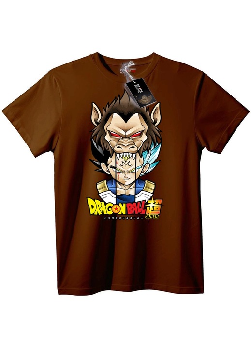 Dragon Ball Super póló, barna, 6XL