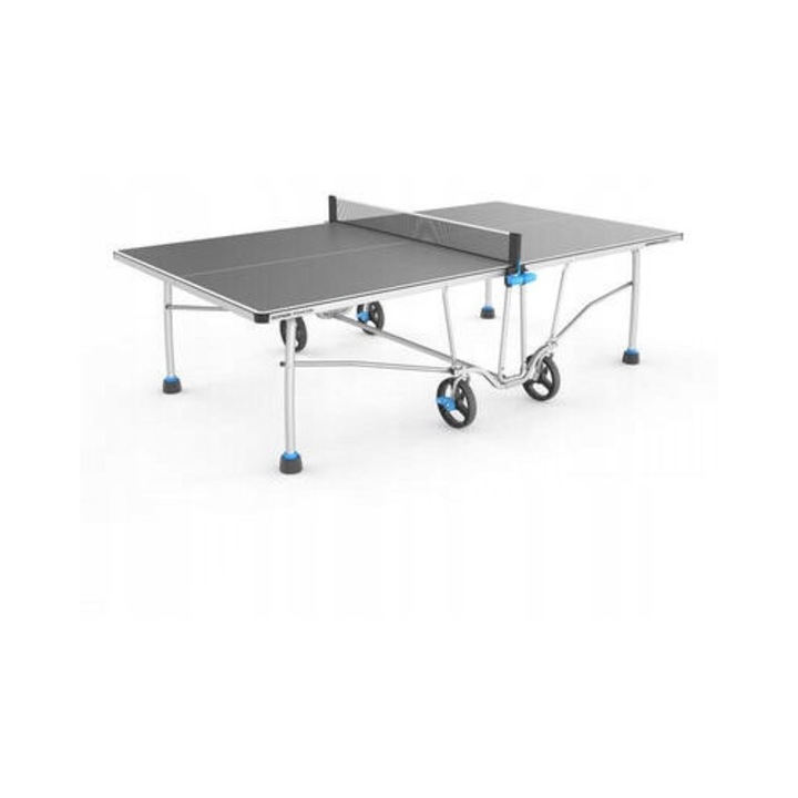Masa de tenis Pongori PPT 530.2, exterior, 274x169x76cm, 4 roti, 2 frane