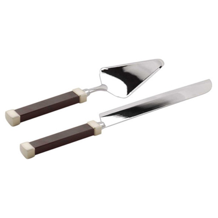 Set pentru servire Regent Zen, spatula si cutit pentru tort/prajituri, inox