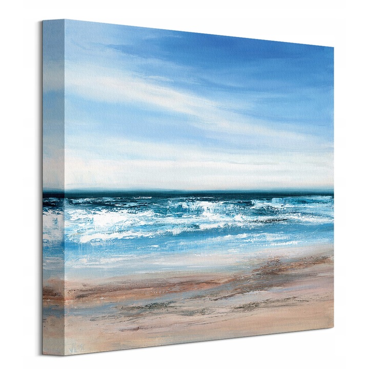 Tablou, Pyramid International, All About the Sea, 30x30cm, culori puternice, rama din lemn de pin