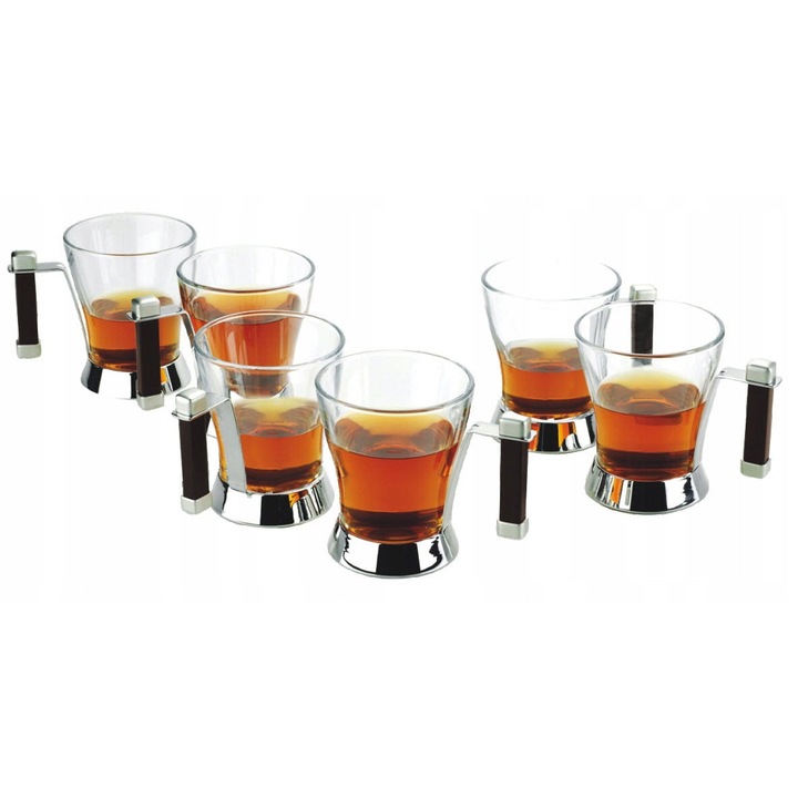 Set 6 pahare 200 ml Regent Zen, inox, 9,5x8cm