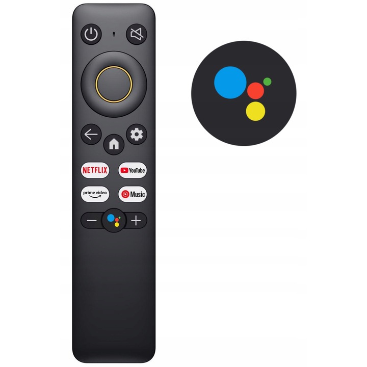 Telecomanda pentru Realme 4K TV Stick, functie vocala, Bluetooth, fara programare