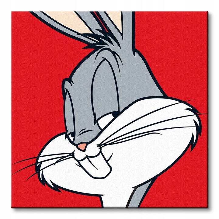 Картина Looney Tunes, Бъгс Бъни, 40x40см, лицензирани репродукции