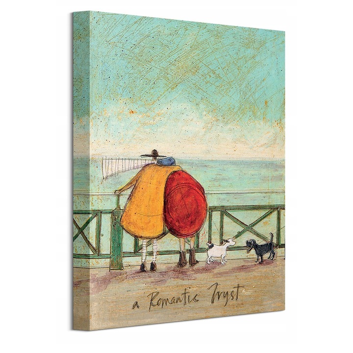 Картина, Sam Toft, A Romantic Tryst, 30x40см, наситени цветове, рамка от борово дърво