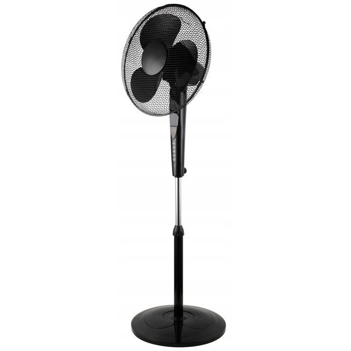 Ventilator oscilant Klausberg, 40 cm, 50 W, negru, cu telecomanda si timer