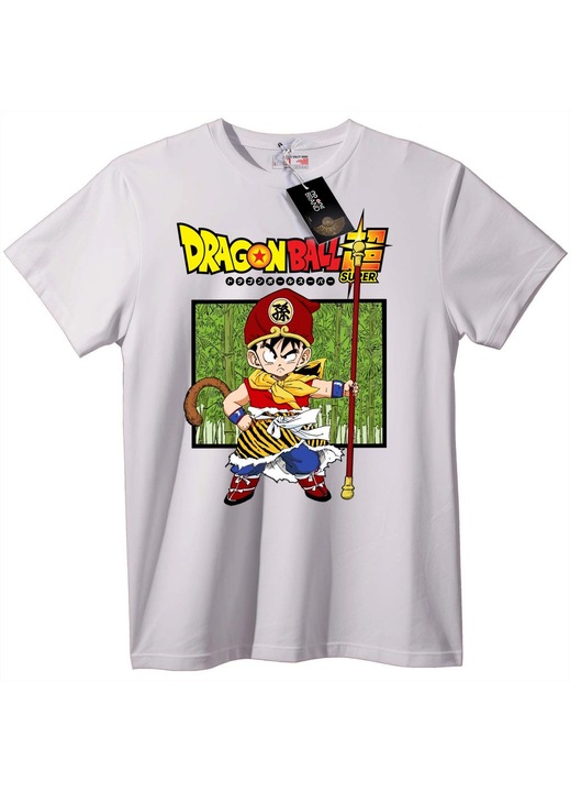 Dragon Ball Super póló Gokuval, Fehér